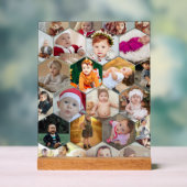 Hexagon Photo Collage Acryl Bord (Neutraal)