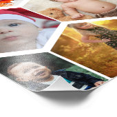 Hexagon Photo Collage Foto Afdruk (Hoek)