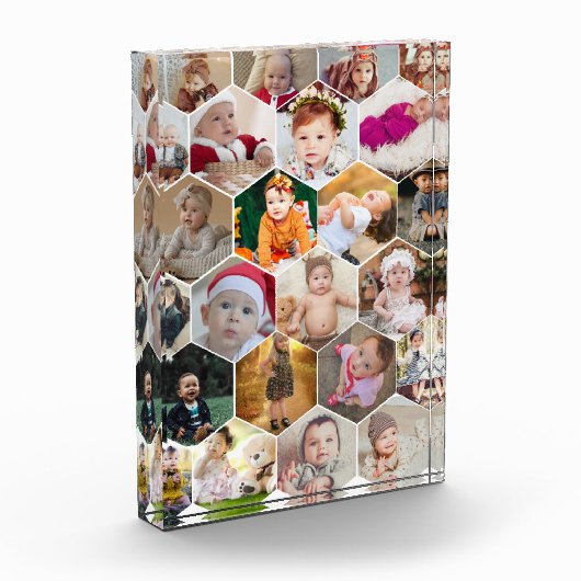 Hexagon Photo Collage Fotoblokken (Links)