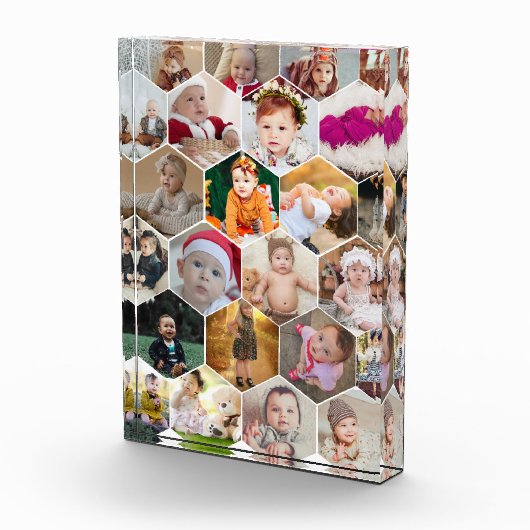 Hexagon Photo Collage Fotoblokken (Rechts)