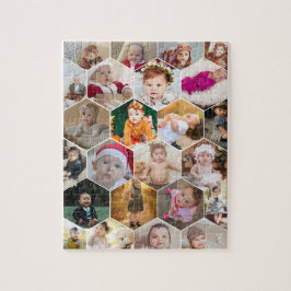 Hexagon Photo Collage Legpuzzel