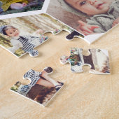 Hexagon Photo Collage Legpuzzel (Zijkant)