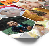 Hexagon Photo Collage Poster (Hoek)