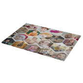 Hexagon Photo Collage Snijplank (Hoek)