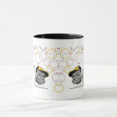 Hexagon-Pitti gespiegelt Kombinations- Mok (Midden)