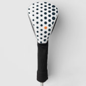 Hexagon Polka Driver Golf Head Hoesje Golfheadcover (Voorkant)