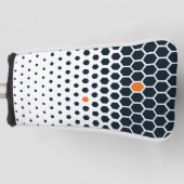 Hexagon Polka Putter Golf Head Hoesje Golfheadcover (Voorkant)