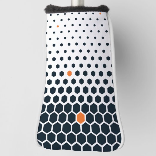 Hexagon Polka Putter Golf Head Hoesje Golfheadcover (Draai 90)