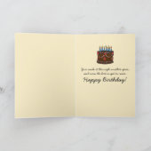 Hexagon Quilt Warm Rainbow - Gepersonaliseerde ver Kaart (Binnen)