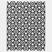 Hexagon Rings Fleece Blanket (Voorkant)