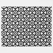 Hexagon Rings Fleece Blanket Deken (Voorkant (Horizontaal))