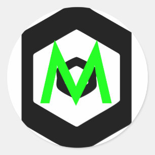 Hexagon Ronde Sticker