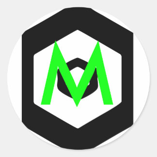 Hexagon Ronde Sticker