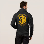 Hexagon Techie Zip-up Hoodie, Optie 1 Hoodie (Achterkant volledig)