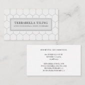 Hexagon Tegel Patroon slepen Visitekaartje (Voorkant / Achterkant)