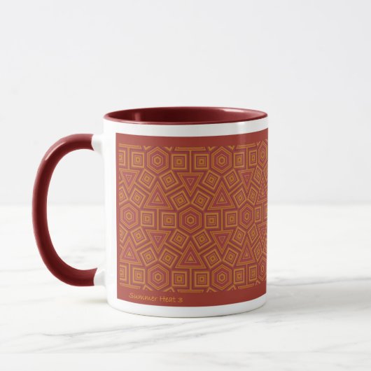 Hexagon Terracotta Tile Mok (Links)