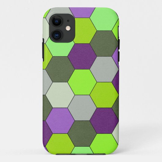 Hexagon vormen Case-Mate iPhone case (Achterkant)
