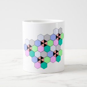 HEXAGON-VORMEN GROTE KOFFIEKOP