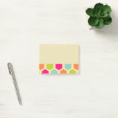 Hexagon-vormen in het  kleurenpatroon post-it® notes (Kantoor)