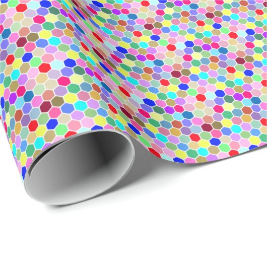 Hexagon wrapppapier cadeaupapier (Rol Hoek)