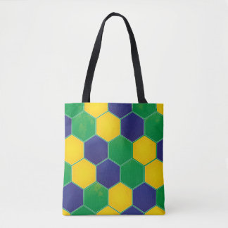 Hexagonal Brazilië Design Tote Bag