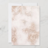 Hexagonal Gold Lijst Marble Graduation Party Kaart (Achterkant)