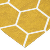 Hexagonal Hexagon Pattern Yellow Tafelkleed (Gekanteld)