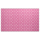 Hexagonal Kimono Print, Bourgogne en Roze Stof (Yard (91,4 cm))