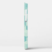Hexagonal lichtblauw naadloos patroon Case-Mate iPhone case (Achterkant / Links)