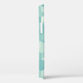 Hexagonal lichtblauw naadloos patroon Case-Mate iPhone case (Achterkant / Rechts)