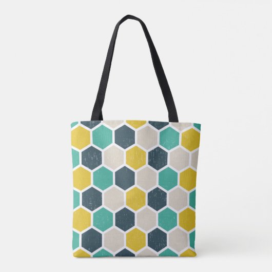 Hexagonal Tote Bag (Achterkant)
