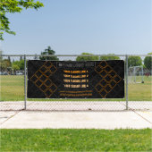 Hexagonale driehoek Meetup Exhibition Achtergrond Spandoek (Insitu)