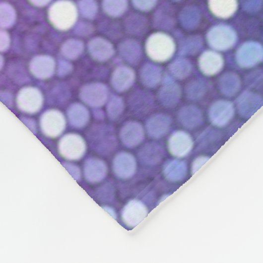 Hexagonale glitter regenbooggradiënt fleece deken (Hoek)