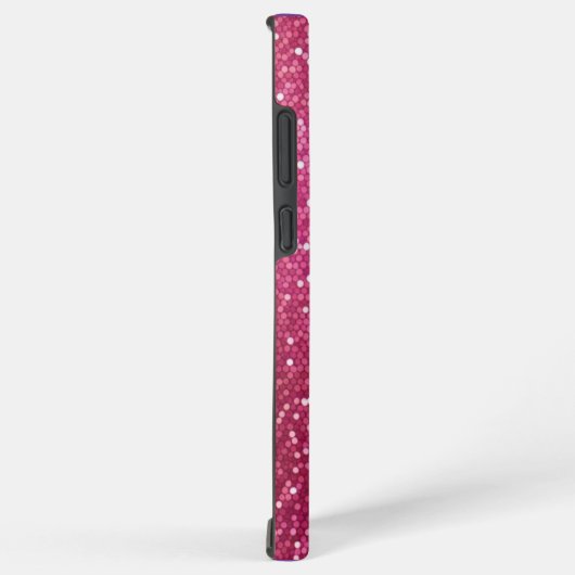 Hexagonale glitter regenbooggradiënt samsung galaxy hoesje (Rechterkant)