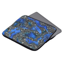 Hexagonale mozaïek of blauw en grijze tot zwarte s