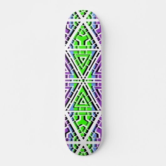 Hexagonale patronen: Skateboard (Voorkant)