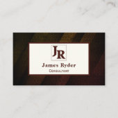 Hexagonale textuur met aangepaste Logo Visitekaartje (Voorkant)