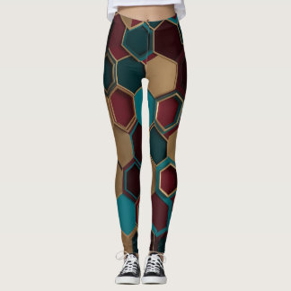 Hexagonpatroon Leggings