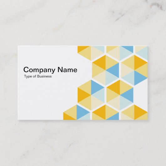 Hexagons 03 visitekaartje (Voorkant)