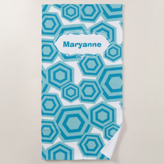 hexagons Beach Towel Strandlaken