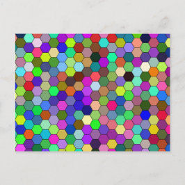 Hexagons Briefkaart