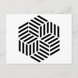 Hexagons Briefkaart