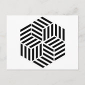 Hexagons Briefkaart (Voorkant)