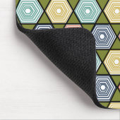 Hexagons en driehoeken muismat (Hoek)