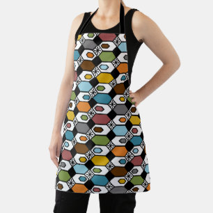 Hexagons en Starbursts Apron Schort
