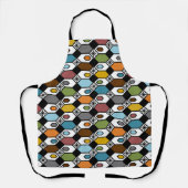 Hexagons en Starbursts Apron Schort (Voorkant)