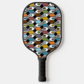 Hexagons en Starbursts Pickleball Paddle (Voorkant)