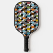Hexagons en Starbursts Pickleball Paddle (Achterkant)