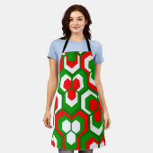 Hexagons Flowers Schort (Gedragen)