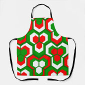 Hexagons Flowers Schort (Voorkant)